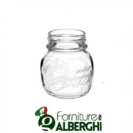 Barattolo bicchiere contenitore vetro quattro stagioni 15 cl Bormioli Rocco