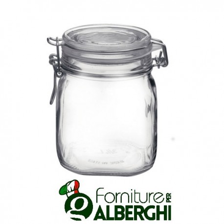 Vaso ermetico Fido barattolo bicchiere contenitore vetro Bormioli Rocco