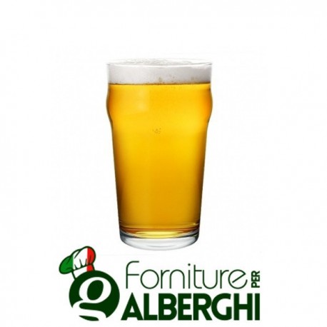 Bicchiere birra Nonic vetro trasparente da 28 cl a 66 cl ARC