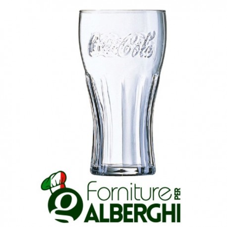 Bicchiere Coca Cola vetro trasparente da 46 cl ARC