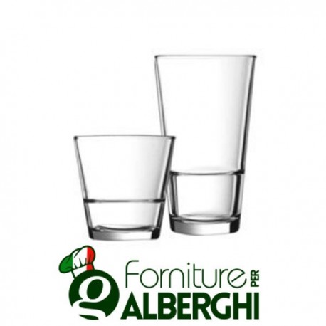Bicchiere Stack Up vetro trasparente da 4.5 cl a 47 cl ARC