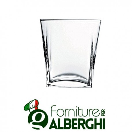 Bicchiere Carre vetro trasparente da 31cl Pasabahce