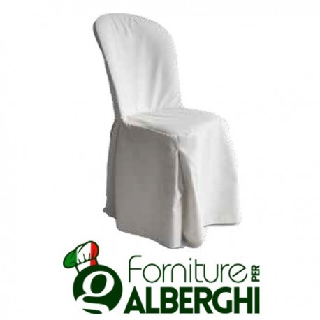 Fodera bianca + gomma sedia bistrot in resina impilabile per interni ed esterni TM