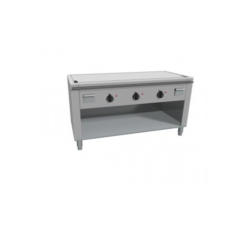Piastra Teppanyaki elettrica a tre zone cottura