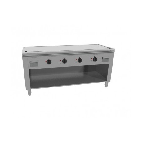 Piastra Teppanyaki elettrica a quattro zone cottura