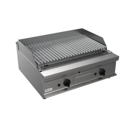 Griglia a pietra lavica gas dim.mm.800x700x275h