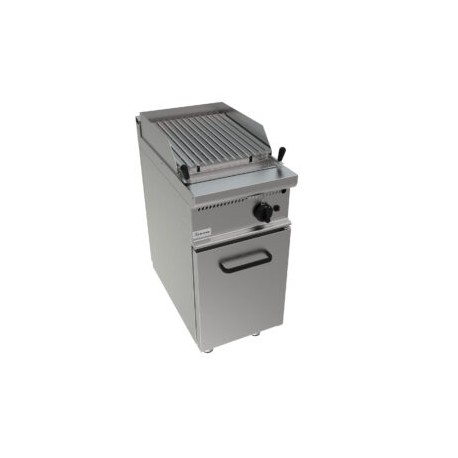 Griglia a pietra lavica gas dim.mm.400x700x850h