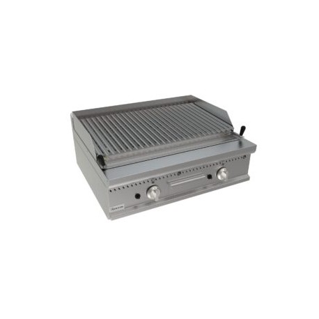Griglia a pietra lavica gas dim.mm.800x700x275h