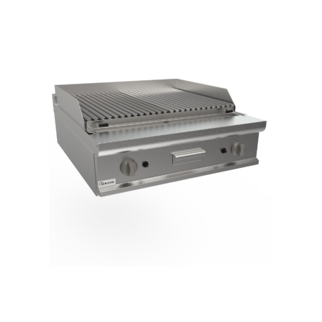 Griglia a pietra lavica gas dim.mm.800x900x275h