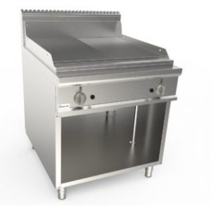 Fry top a gas piastra 1/2...