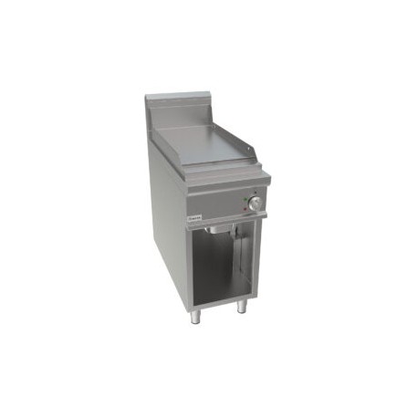 Fry top elettrico piastra liscia Dim.mm.400x900x850h
