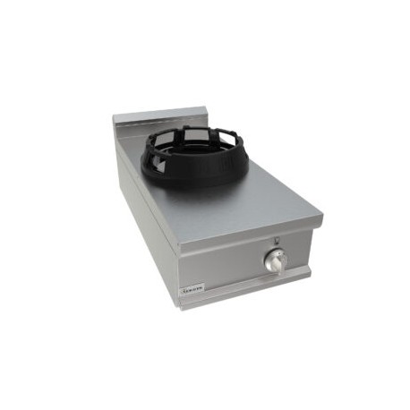 Cucina cinese wok a un fuoco a gas dim.mm.400x900x275h