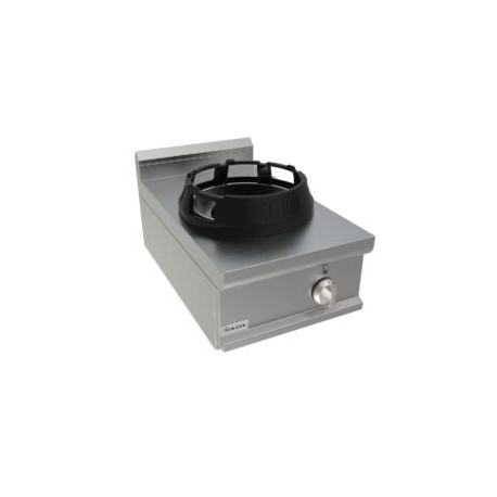 Cucina cinese wok a un fuoco a gas dim.mm.400x700x275h