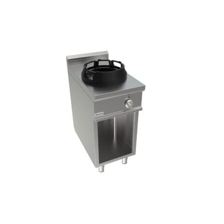 Cucina cinese wok a un fuoco a gas dim.mm.400x700x850h