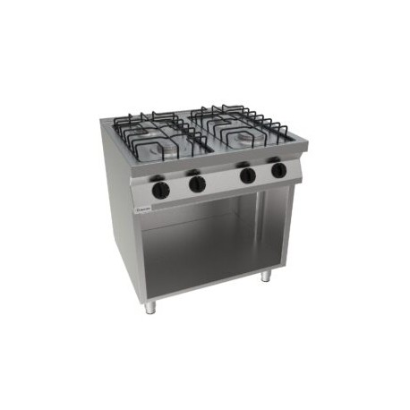 Cucina a gas  quattro fuochi dim.mm.800x700x850h