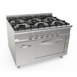 Cucina con forno a gas sei...