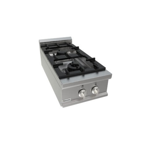 Cucina a gas due fuochi dim.mm.450x900x275h
