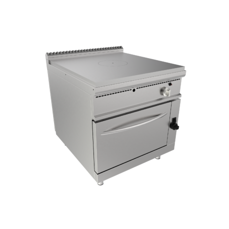 Cucina con forno a gas tuttapiastra dim.mm.800x900x850h