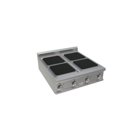 Cucina elettrica quattro zone cottura dim.mm.800x900x275h