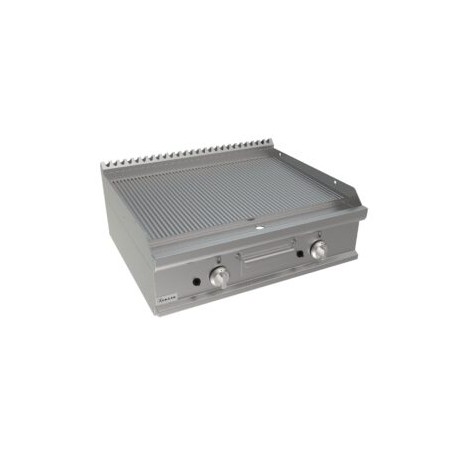 copy of Fry top a gas piastra rigata Dim.mm.700x700x275h