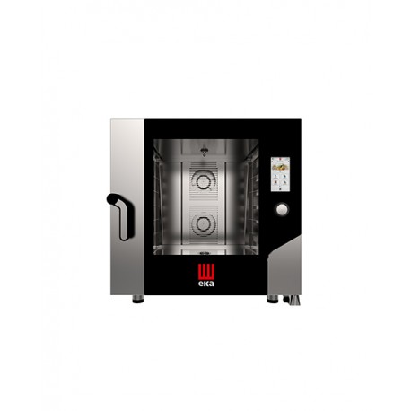 Forno elettrico combinato convezione vapore 6 teglie 2/1 GN con TOUCH SCREEN