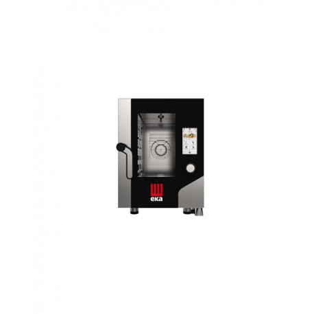 Forno elettrico combinato convezione vapore 6 teglie 2/3 GN COMPATTO con TOUCH SCREEN