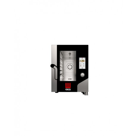 Forno elettrico combinato convezione vapore 6 teglie 1/1 GN COMPATTO con TOUCH SCREEN