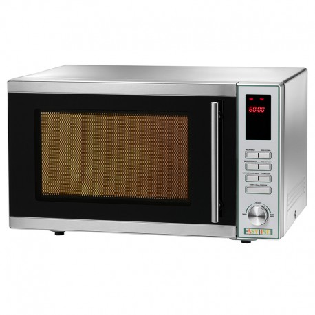 Forno microonde con grill comandi digitali piatto girevole lt 25