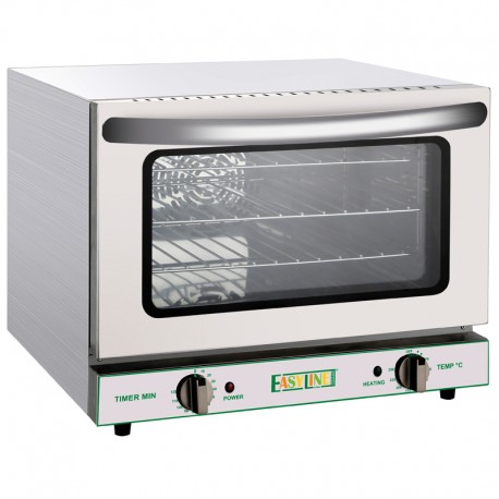 Forno elettrico ventilato a convezione capienza di 3 teglie GN1/2 kw 2,1