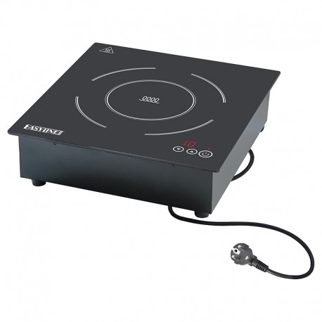 Piastra ad Induzione da incasso in vetroceramica 1 zona di cottura touch control kw 3,5