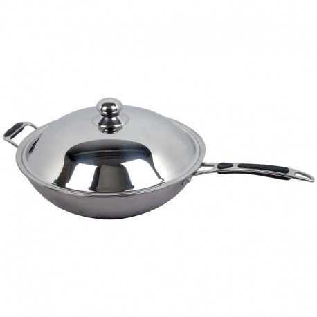 Padella Wok per piastra ad induzione MOD.BT350W