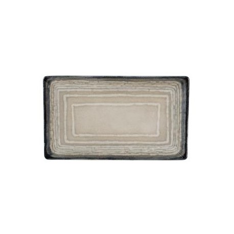 Piatto Rettangolare Kimi dim. 26x15 cm porcellana Tellus Saturnia