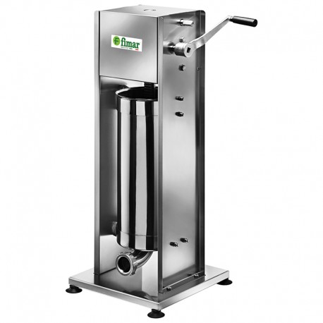 Insaccatrice manuale struttura in acciaio inox lt 7 dim.mm.400x450x1050(h)