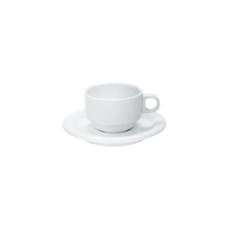 Tazza Caffè Con Piatto 9 cl porcellana bianca Turismo MAR Costa Verde
