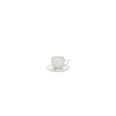 Tazza Caffè con Piatto 9 cl porcellana bianca Nova WH CEB9 Churchill