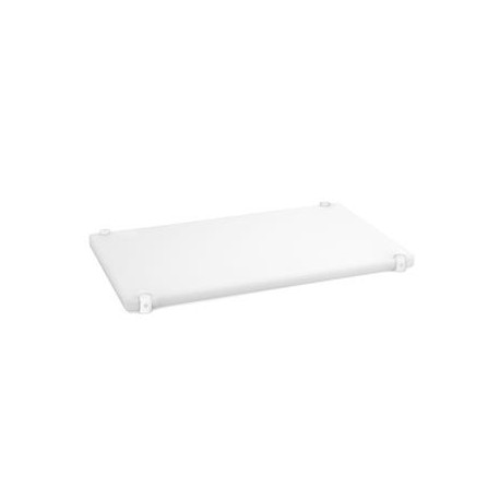 Tagliere polietilene Con piedini DIM.60x40 cm spessore 2 cm colore bianco Chef