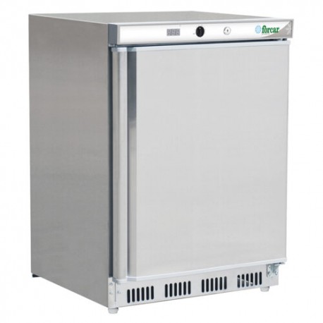 Armadio refrigerato statico acciaio inox + abs 1 porta lt 130 temp.+2°C / +8°C dim.mm.600x585x855(h)