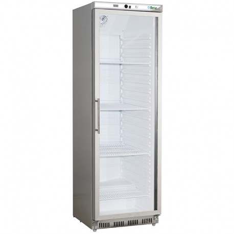 Armadio refrigerato statico acciaio inox + abs 1 porta lt 340 temp.-18°C / -22°C dim.mm.600x585x1855(h)