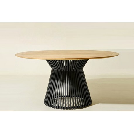 Base Struttura in alluminio verniciato dim.Ø 74 X H72 cm (escluso piano)