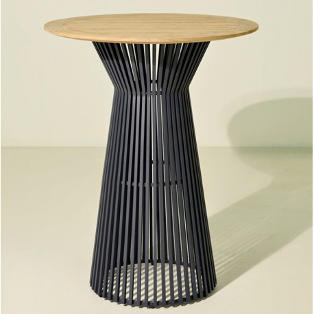 Base Struttura in alluminio verniciato dim.Ø 46 X H100 cm (escluso piano)