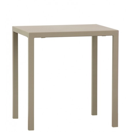 Tavolo struttura autolivellante in metallo verniciato L60 x P60 x H75 cm.
