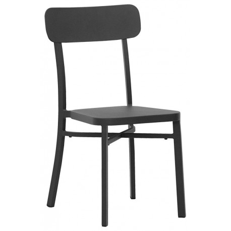 Sedia struttura in alluminio verniciato