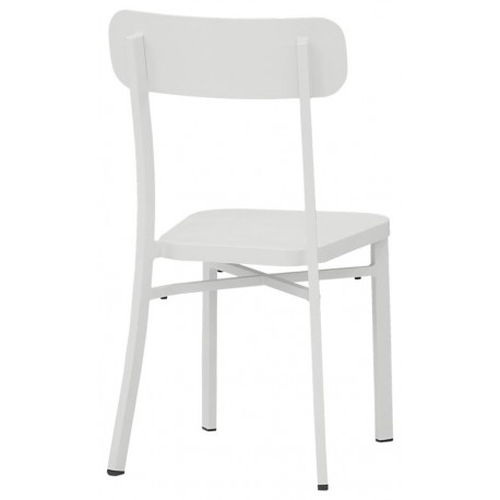 Sedia struttura in alluminio verniciato