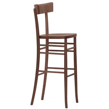 Sgabello struttura in legno di faggio colori bianco/nero/rosso/marrone/verde/naturale