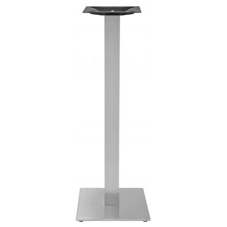 Base struttura in acciaio inox cromato piedini regolabili  dim.cm.40x40xH108