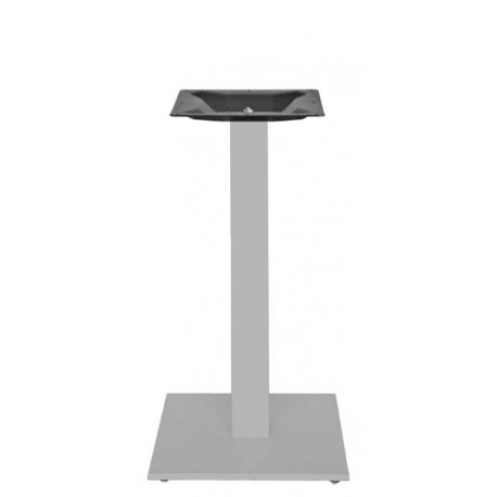 Base ​struttura in acciaio verniciato piedini regolabili colonna dim.cm.8x8 dim.cm.40x40xH72