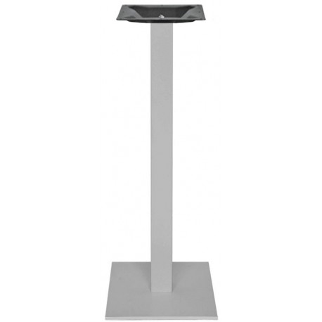 Base ​struttura in acciaio verniciato piedini regolabili colonna dim.cm.8x8 dim.cm.40x40xH108