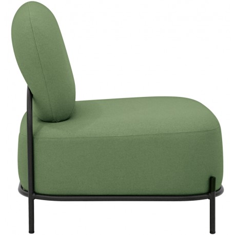 Poltrona struttura in metallo verniciato rivestimento in tessuto dim.cm.64x50xH77