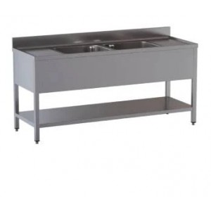 Lavatoio su gambe con due...