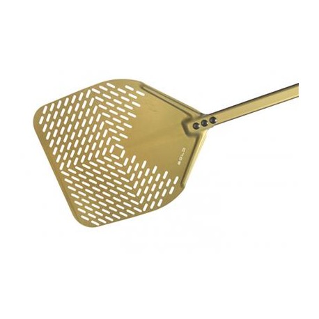 Pala Pizza Rettangolare Forata 45x45 cm Gha G-45RF/180 Gi.Metal